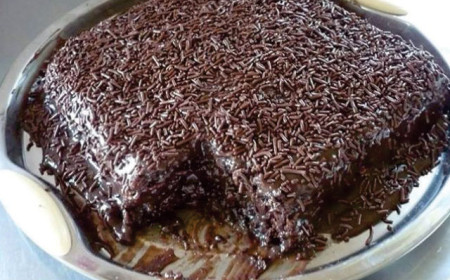 BOLO DE CHOCOLATE NO MICROONDAS