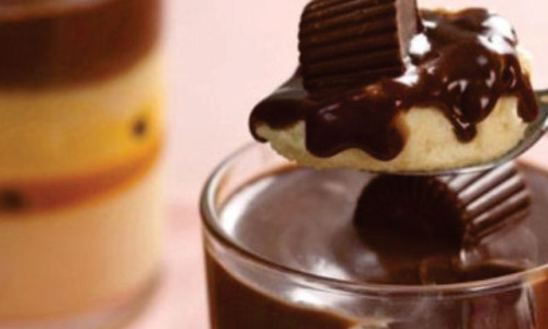 GELADO CREMOSO DE MARACUJ E CHOCOLATE ALPINO
