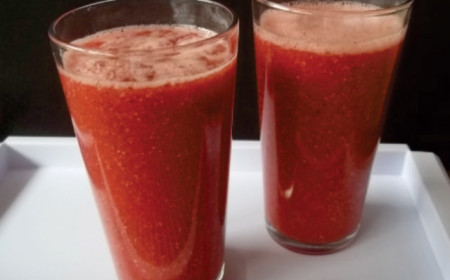 SUCO DE MELANCIA E CHIA