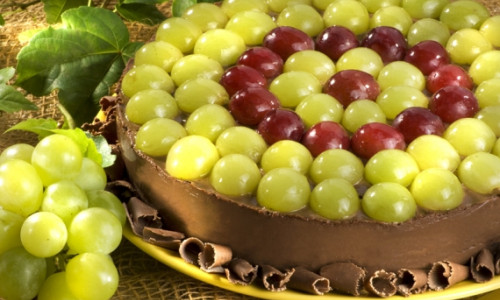 TORTA GUIRLANDA DE UVAS