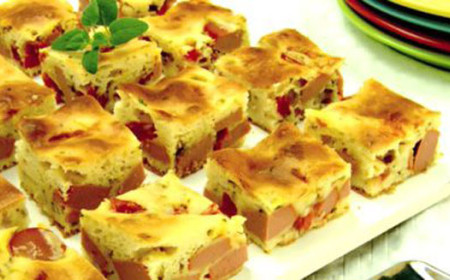 TORTA DE SALSICHA DE LIQUIDIFICADOR